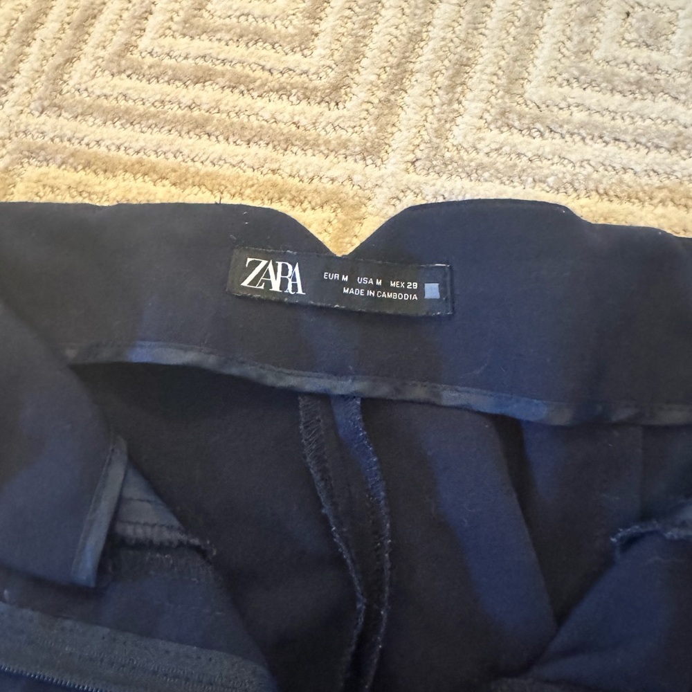 Zara Navy Trousers